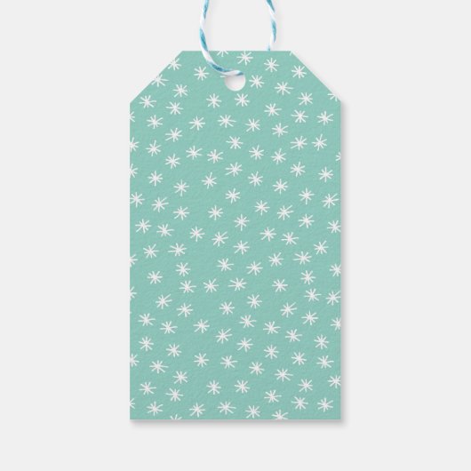 Meest Prachtige tijd van het jaar | Blue HOLIDAY Cadeaulabel (Achterkant)