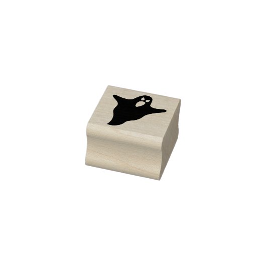 Meest spooksilhouette-kunstzegel 	rubberstempel (Stempel)