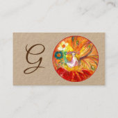 MEEST VAN DE MONOGRAM-KARTONNEN VISITEKAARTJE (Achterkant)