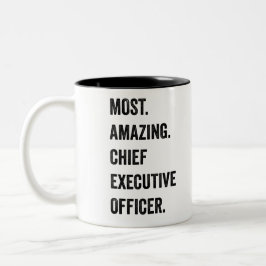 Meest verbazingwekkende Chief Executive Officer Tweekleurige Koffiemok