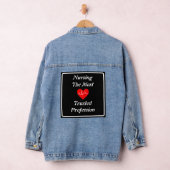 Meest vertrouwde beroep Verpleegster Denim Jas Denim Jacket (Hangar)