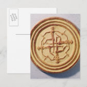 Meest vier krijgers weergeven briefkaart (Voorkant / Achterkant)