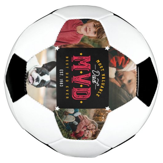 Meest waardevolle pa MVD Fun Vaderdag 4 Foto Voetbal (Gedraaid)