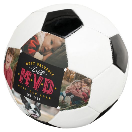 Meest waardevolle pa MVD Fun Vaderdag 4 Foto Voetbal (Drie kwart)