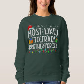 Meest waarschijnlijk broeder ruilen voor kerstmis. trui (Voorkant)