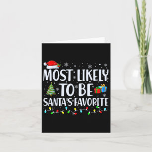 Meest waarschijnlijk de favoriete kerstberoemdheid kaart