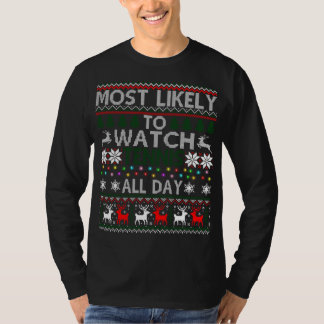 Meest waarschijnlijk de hele dag door naar Tennis T-shirt