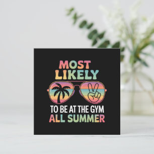 Meest Waarschijnlijk de Hele Zomer in de Fitness L Kaart