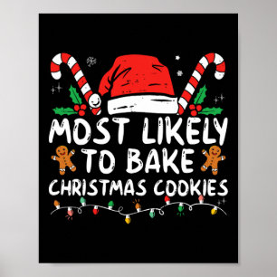 Meest Waarschijnlijk Kerstkoekjes Te Bakken Poster