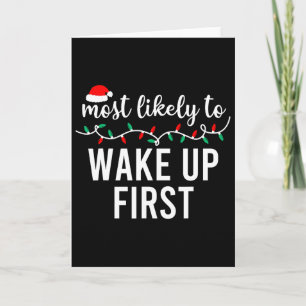 Meest Waarschijnlijk Kerstmis Matching Familie Pyj Kaart