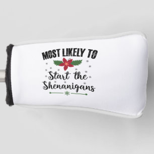 Meest Waarschijnlijk Om De Schelmenstreken Kerstmi Golfheadcover