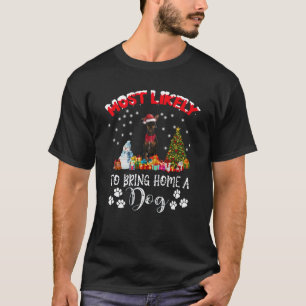 Meest waarschijnlijk om een miniatuur Pinscher hon T-shirt