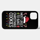 Meest waarschijnlijk om kerstkoekjes te bakken Fun Case-Mate iPhone Case (Achterkant (horizontaal))