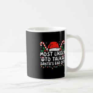 Meest waarschijnlijk om kerstman's oor van familie koffiemok