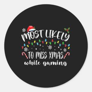 Meest waarschijnlijk om Kerstmis te missen tijdens Ronde Sticker