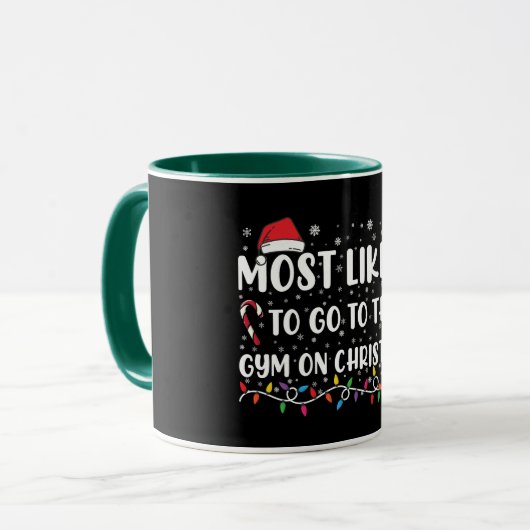 Meest waarschijnlijk om naar de sportschool te gaa mok (Voorkant links)