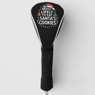 Meest waarschijnlijk om Santas Cookies Family Kers Golfheadcover