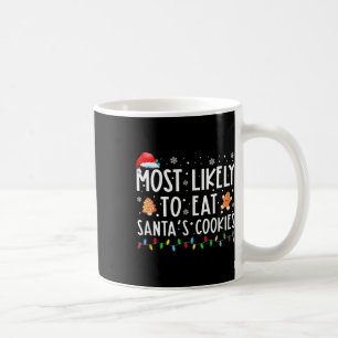 Meest waarschijnlijk om Santas Cookies Family Kers Koffiemok