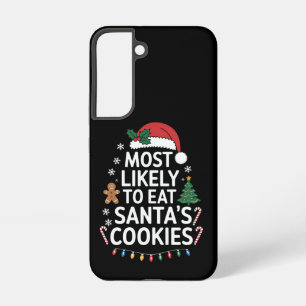 Meest waarschijnlijk om Santas Cookies Family Kers Samsung Galaxy Hoesje