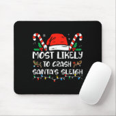 Meest waarschijnlijk om Santa's Sleigh Matching Fa Muismat (Met muis)