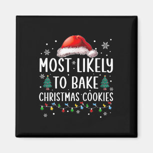 Meest waarschijnlijk om te bakken Kerstmis koekjes Magneet
