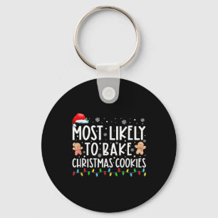 Meest waarschijnlijk om te bakken Kerstmis koekjes Sleutelhanger