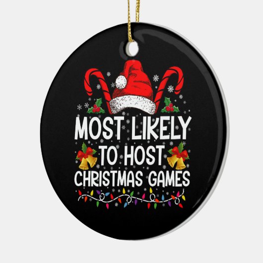Meest waarschijnlijk om te hosten Kerstmis spellet Keramisch Ornament (Links)