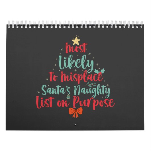 Meest waarschijnlijk om te misplaatsen Santa's ond Kalender (Hoes)