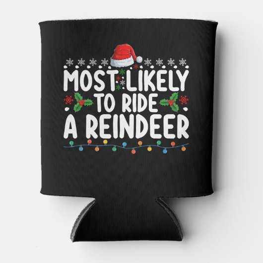 Meest waarschijnlijk om te rijden een rendier Sant Blikjeskoeler (Voorkant)