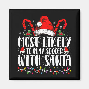 Meest waarschijnlijk om te voetballen met Kerstmis Magneet