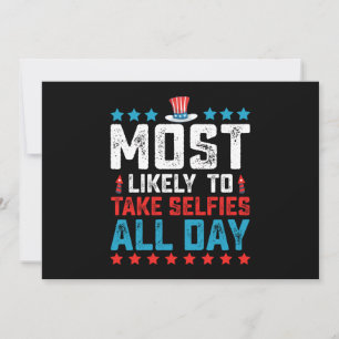 Meest waarschijnlijk selfies nemen de hele dag 4 j kaart