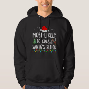 Meest Waarschijnlijk te Crash Santa's Sleight Humo Hoodie