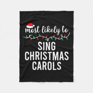 Meest waarschijnlijk voor kerst bijpassende famili fleece deken