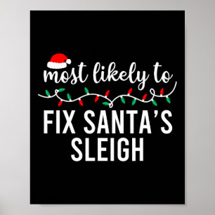 Meest waarschijnlijk voor Kerst Shirt bijpassende Poster