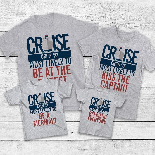 Meest waarschijnlijke aanpassing aan Custom Cruise T-shirt