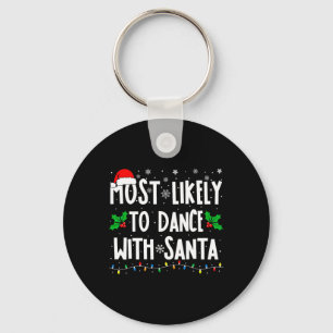 Meest waarschijnlijke dans om te dans met de kerst sleutelhanger