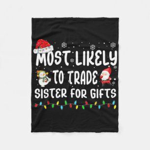 Meest waarschijnlijke handelszusje voor cadeautjes fleece deken
