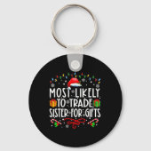 Meest waarschijnlijke handelszuster voor cadeaufam sleutelhanger (Voorkant)