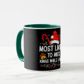 Meest waarschijnlijke kans dat u met Kerstmis gaat Mok (Voorkant links)