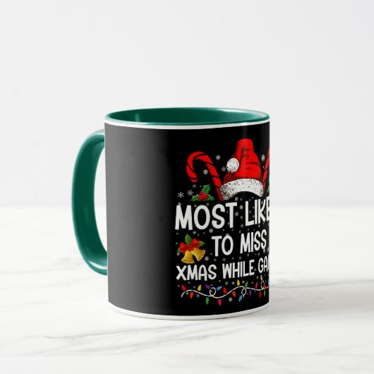 Meest waarschijnlijke kans dat u met Kerstmis gaat Mok (Voorkant links)