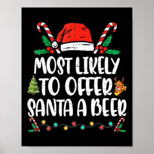 Meest waarschijnlijke kerstcadeautjes voor de kers poster