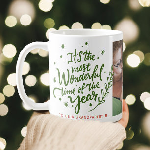 Meest Wonderbaarlijke Tijd Feestelijke Kerst Foto Koffiemok