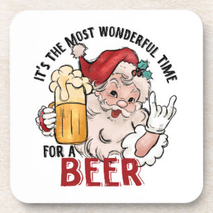 Meest wonderbaarlijke tijd voor een biertje bier onderzetter