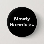 Meestal Harmless Button (Voorkant)