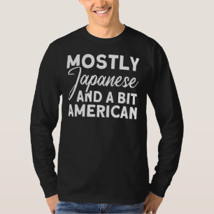 Meestal Japans en een beetje Amerikaans Japan VS J T-shirt