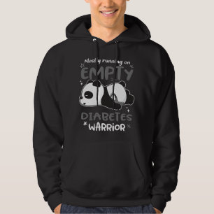Meestal lopen op lege diabetici Warrior Hoodie