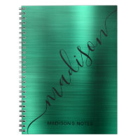 Meestal moderne groene monogram handtekening