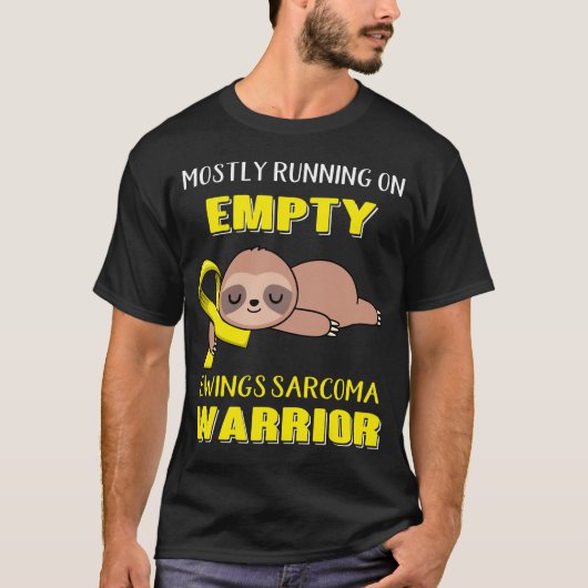 Meestal op Empty Ewings Sarcoma Warrior T-shirt (Voorkant)
