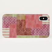 Meestal patchwork-landstijl kantelblokpatroon Case-Mate iPhone case (Achterkant (horizontaal))