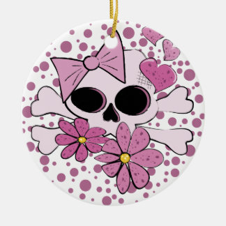 Meestal Punk schedel Keramisch Ornament